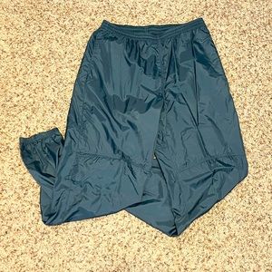 Vintage 90s White Tag Nike Light Weight Windbreaker Unlined Green Pants Size XL